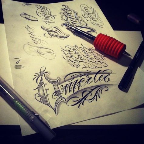 OMERTÁ ARTS Omerta Tattoo Design, Tattoo Design Hand, Tattoo Font Styles, Tattoos Fonts, Vintage Flower Tattoo, Shin Tattoo, Lettering Letters, Tattoo Leg, Girls With Sleeve Tattoos