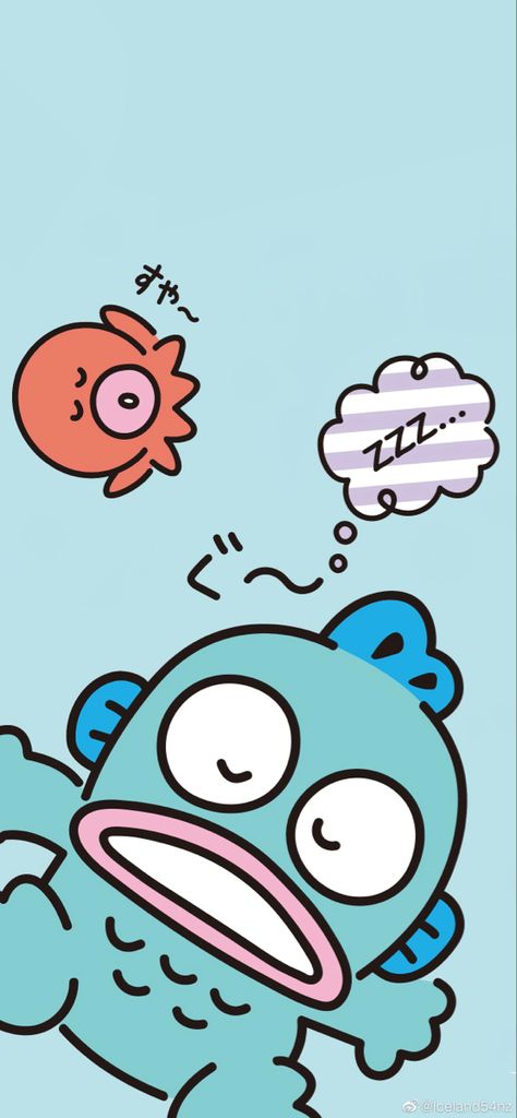 Hangyodon Wallpaper, Sanrio Hangyodon, Sanrio Wallpapers, Android Wallpaper Art, Cute Home Screens, Dream Pillow, Cute Pastel Wallpaper, Wallpaper Dekstop, Phone Art