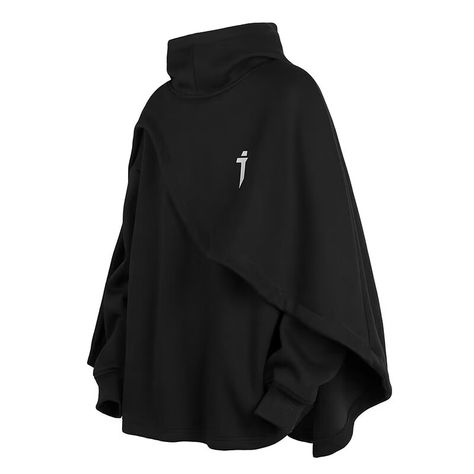 Hip hip hoodies & sweatshirts for men fashion coat jacket casual hoody pullovers mantle clothes 2024 Techwear Poncho, Cyberpunk Material, Men Techwear, Poncho Hoodie, Techwear Cyberpunk, Cyberpunk Clothing, Techwear Streetwear, Poncho Design, Sweatshirt Aesthetic