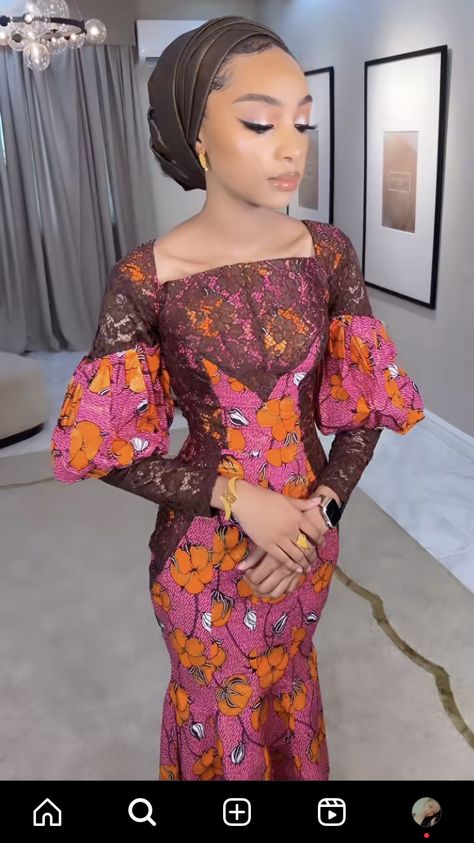 Arewa Ankara Gown Styles For Eid, Arewa Ankara Gown Styles, Atampa Styles, Kaftan Women, Kitenge Designs, Kaftan Styles, Ankara Long Gown, Nigerian Dress, Ankara Long Gown Styles