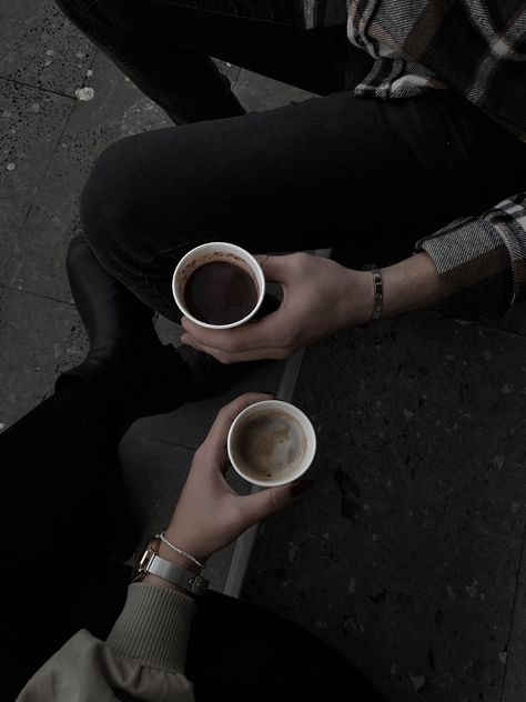 Couple With Coffee Aesthetic, Couple At Coffee Shop Aesthetic, Couple Drinking Coffee Aesthetic, Couples Drinking Coffee, Coffee Shop Couple Aesthetic, Couple Aesthetic Pose In Cafe, Cafe Couple Aesthetic, Contemporary Romance Aesthetic, Coworkers To Lovers Aesthetic