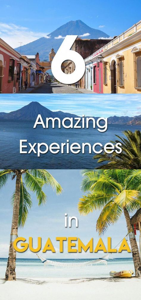 Don't miss these 6 Amazing Things to Do in Guatemala - from tours to hot springs, beach breaks, exploring Mayan villages and more #Guatemala #travel #solotravel #adventure #southamericatravel Guatemala Beaches, Guatemala Trip, Backpack Trip, Caribbean Life, Amazing Experiences, Dream Holidays, South America Destinations, Panama Travel, Guatemala Travel