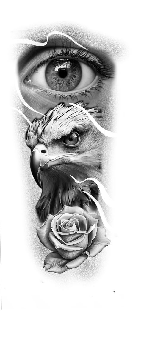 Eagle Tattoo Design, Compass And Map Tattoo, Indian Tattoo Design, Tattoo Designs Drawings, Koi Tattoo Sleeve, Half Sleeve Tattoo Stencils, Arm Tattoos Drawing, 444 Tattoo, Dove Tattoo Design