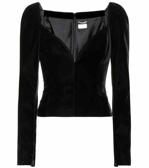 Yves Saint Laurent Shirt, Saint Laurent Shirt, Velvet Top Long Sleeve, Black Velvet Top, Velvet Shirt, Velvet Blouses, Shirts Black, Velvet Top, Velvet Fashion