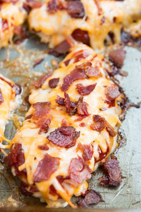 Quick, easy & delicious Bacon Bbq Chicken, Jack Chicken, Chicken With Bacon, Bbq Bacon, Colby Jack, Bacon Recipes, Colby, Naan, Chicken Breast Recipes