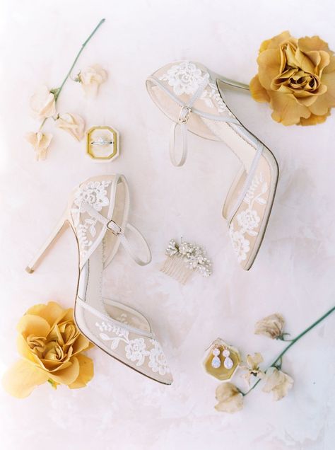 Bella Belle Claudia shoes. Lace Wedding heels and dainty bridal accessories. Cavin Elizabeth Photography Colorful Editorial, Industrial Chic Wedding, Romantic Wedding Receptions, Bella Wedding, Sentimental Wedding, European Wedding, Bridal Garter, Philadelphia Wedding, Wedding Heels