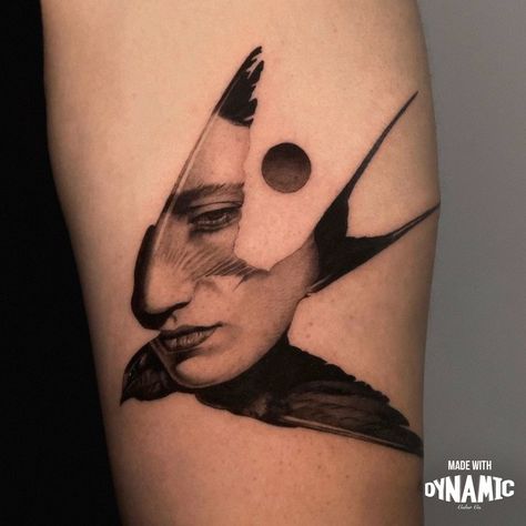 Artist on Instagram: @henkotattooart  Shop now:⁠ www.dynamiccolor.com Oil Painting Tattoo, Neo Realism, Trippy Tattoo, Pretty Body, Painting Tattoo, 2000s Fashion Outfits, Art Style Inspiration, Tattoo Inspo, Body Mods