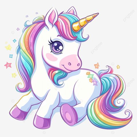 Unicorn Clipart Free Printable, Unicorn Images Free Printable, Pony Tattoo, My Little Pony Tattoo, Fantasy Png, Alice In Wonderland Clipart, Flower Clipart Png, Unicorn Picture, Character Symbols