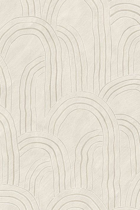 Cream colored wallpaper having an organic pattern formed from free-form hand-painted arcs that nest into one another. Subtle Living Room Wallpaper, Living Room Wallpaper Texture Seamless, Natural Textured Wallpaper, Modern Organic Painting, Modern Neutral Wallpaper, Wallpaper Bedroom Texture, Modern Organic Wallpaper, Organic Modern Wallpaper, Wallpaper Interior Texture