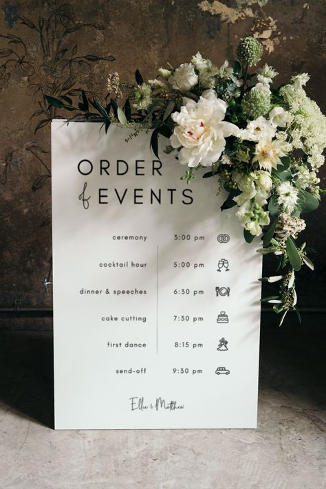 Order Of The Day Wedding Sign, Wedding Timeline Day Of, Order Of Events Wedding Sign, Order Of Events Wedding, Wedding Timeline Sign, Order Of The Day Sign, Wedding Trends 2024, Wedding Order Of Events, Order Of The Day Wedding