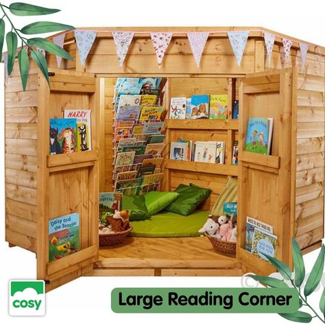 Cosy Direct on Instagram: “Take a look at our Literacy range 🤩 What is your favourite product? Let us know in the comments 💭” Reading Shed, Corner Shed, Outdoor Reading, Corner Sheds, Classroom Organisation, Reading Area, Corner To Corner, Outdoor Classroom, The Shed