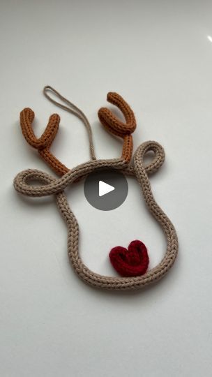 1.5M views · 6.6K reactions | Comment “XMAS” ⬇️

This reindeer is part of my NEW Christmas Ornaments (mini-course)! 

Sign up today and learn how to make 6 different knitted wire ornaments just in time for Christmas! 

You’ll get all the information you need inside the video tutorials!
🎄🎄🎄 | isla.sierra_co How To Make Reindeer, I Cord Christmas Ornaments, New Christmas Ornaments, Macrame Weave, Christmas On The Farm, Wire Bending, Wire Ornaments, Christmas Gifts To Make, Knitted Wire