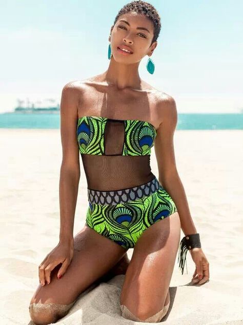 . African Swimwear, Afrocentric Fashion, Style Africain, Ghanaian Fashion, Afrikaanse Mode, African Inspired Fashion, Costume Intero, Africa Fashion, African Dresses For Women