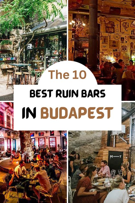 Visiting a Ruin bar in Budapest is now considered one of the best things to do in Budapest. Then check out our guide to the best Ruin Bars in Budapest. Budapest Ruin Bar, Budapest Nightlife, Budapest Vacation, Szimpla Kert, Budapest Christmas, Budapest Travel Guide, Things To Do In Budapest, To Do In Budapest, Danube River Cruise