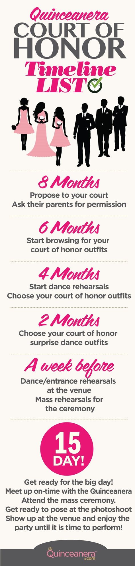 After deciding who your damas and/or chambelanes will be, make sure you don’t miss a step and stay on top of your Quince to-do list with this guide. Quince Dama Proposal Ideas, Will You Be In My Quinceanera Court, Quince Court Gift Ideas, Quiencera Ideas, Quinceanera Planning Checklist, Quinceanera Checklist, Quinceanera Winter Wonderland, Quince Court, Quinceanera Court