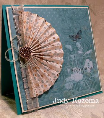 Accordion Fan Fold Card, Fan Cards Handmade, Fan Card, Asian Cards, Once A Month, Designer Paper, Card Making Tutorials, Fancy Fold Cards, Fancy Folds