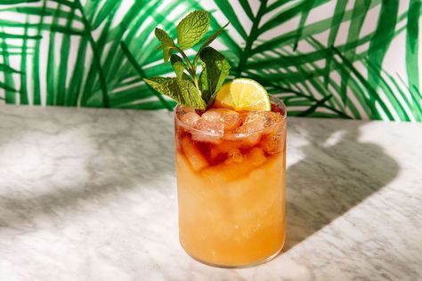 The Mai Tai is a true celebration of rum, with rich nutty notes from orgeat, and a pleasantly tart kick of lime juice. Dark Rum Cocktails, Mai Tai Recipe, Cocktails Made With Gin, Tia Chi, Gross Food, Tiki Drinks, Tiki Cocktails, Long Island Iced Tea, Rum Cocktails