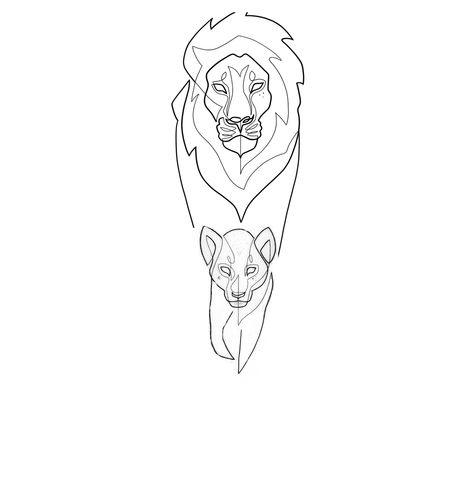 minimal lion cub one line Lion Single Line Tattoo, Lion Line Tattoo Design, Lion Tatoos Small, Lion Line Work Tattoo, Line Work Lion Tattoo, Line Art Lion Tattoo, Lion Line Art Tattoo, Re Leone Tattoo, Lion Minimal Tattoo