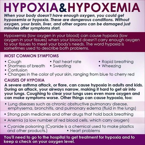 Hypoxia (low O2 in the tissues) & Hypoemia (low O2 in the blood) Respiratory Therapist Student, Respiratory Therapy Student, Emt Study, Paramedic School, Nursing Information, Med Surg Nursing, Nursing Mnemonics, Nursing School Survival, Respiratory Care