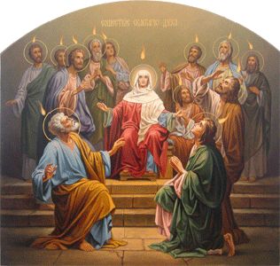 Help! I’m a Catholic who wants to evangelise! Pentecost Sunday, Panna Marie, Saint Anthony Of Padua, Catholic Pictures, Christian Images, Catholic Images, Saint Esprit, Saint Anthony, Pentecost