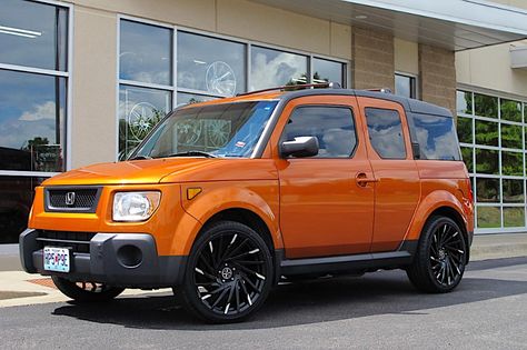 Honda Element Gallery - KC Trends Element Project, Honda Element, Overland Park, Custom Wheels, 2024 Vision, Gloss Black, Vision Board, Suv, Black