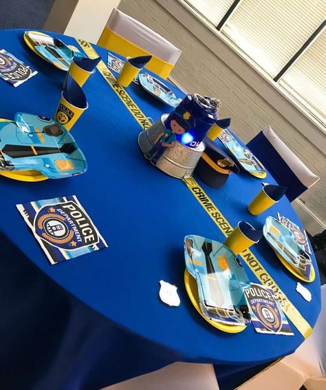 Police Birthday Party Ideas, Birthday Party Ideas Decoration, Policeman Party, Police Themed Birthday Party, Party Ideas Decoration, Police Officer Birthday, Police Birthday Party, Police Birthday, Party 2023