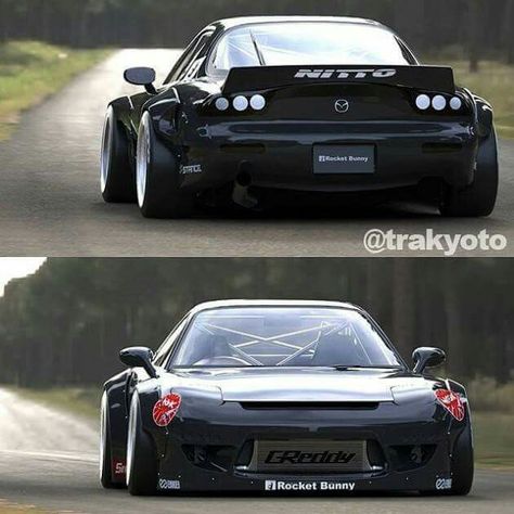 Rocket Bunny RX7 Miata Rocket Bunny, Flash Mcqueen, Clio Sport, Rocket Bunny, Slammed Cars, Mx5 Miata, Stance Cars, Japanese Domestic Market, Rx 8