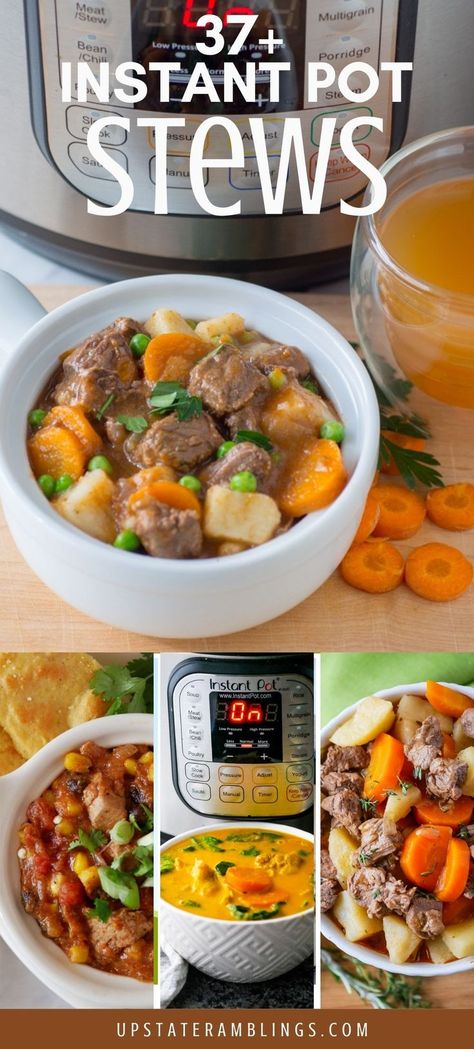 best instant pot stew recipes Rainbow Stew Recipe, Instant Pot Stew Recipes, Stew Recipes Beef, Instant Pot Stew Recipe, Easy Stew Recipes, Instant Pot Stew, Pork Stew Recipes, Stew Vegan, Crock Pot Pulled Pork Recipe