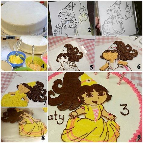 How to Transfer a Favorite Image on a Birthday Cake Frozen Buttercream Transfer, Buttercream Transfer, Yoda Cake, Buttercream Decorating, Cake Recepies, Cakes Recipes, A Birthday Cake, Baking Business, Cake Decorating Designs