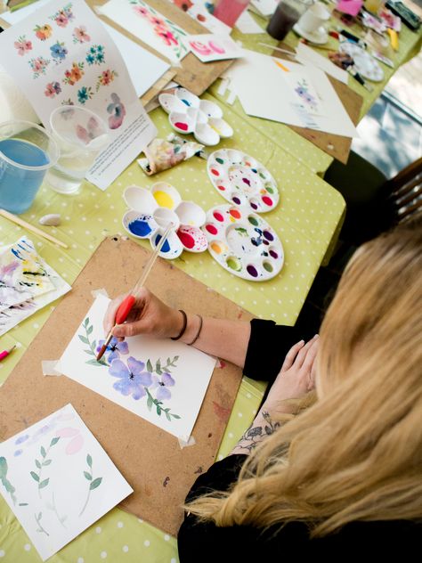 Craft Workshop Ideas, Crafting Workshop, Meditative Drawing, Workshop Painting, Art Camp Projects, Paint Workshop, Truro Cornwall, Mops Crafts, Creative Workshops