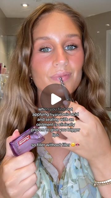 Emilia Marantos on Instagram: "you won’t catch me without a HA serum now 😮‍💨👄

fuller, plumper lips without needles?! sign me up 

#skincare #hyaluronicacid #fullerlips #lipfiller #skincarehacks" Natural Lip Plumper Diy, Diy Lip Plumper, Plumper Lips, Natural Lip Plumper, A Ha, Natural Lip, Lip Fillers, March 8, Lip Plumper