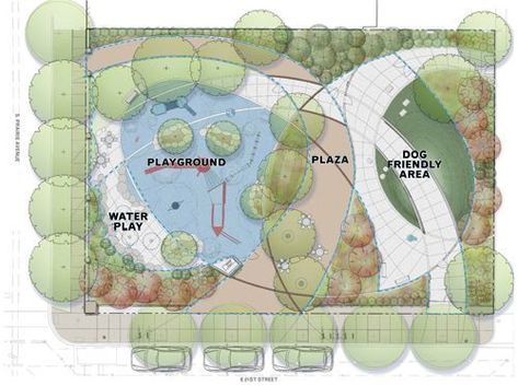 Pocket Park Design, Community Park Design, Dog Kennel Designs, Plaza Design, Wayfinding Signage Design, Landscape Architecture Drawing, Pocket Park, Dog Playground, Facade Architecture Design