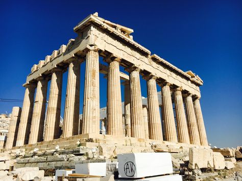 Pantheon, Athens, Greece Athens Greece, Dream Destinations, Athens, Lamp Post, Multi Story Building, Greece, Building