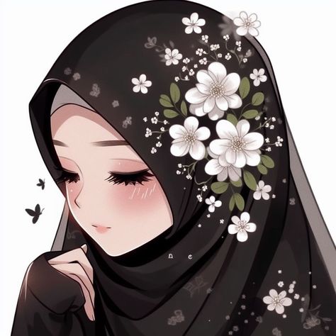 Hijabi Girl Cartoon Dp, Cartoon Hijabi Profile Pics, Hijab Girls Dp Cartoon, Hijabi Girl Aesthetic Cartoon, Hijab Cartoon Dp, Hijabi Girl Cartoon, Islamic Cartoon Art, Hijab Girl Cartoon, Hijabi Cartoon