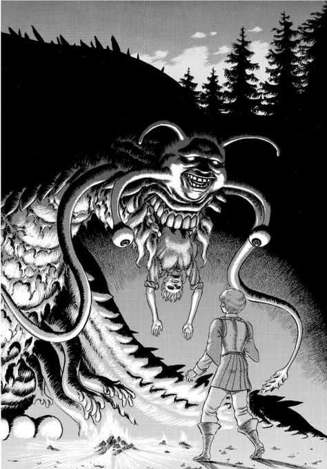 Berserk Monster, Snake Wallpaper, Kentaro Miura, Itachi Uchiha Art, Art Pens, Manga Pages, Manga Comics, Anime Comics, White Art