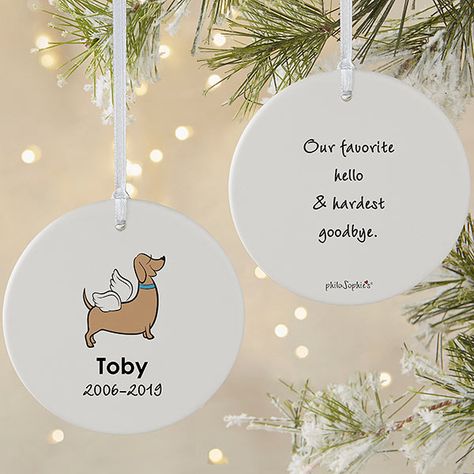 Golden Retriever Christmas, Dachshund Christmas, Christmas Gift Shop, Pet Memorial Gifts, Memorial Ornaments, Animal Ornament, Custom Ornament, Personalized Christmas Gifts, Personalized Ornaments