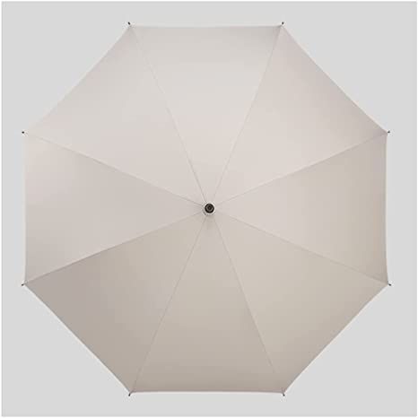 BQZJ Creative Long Handle Umbrella, Extra-Large and Thicker Straight Pole,Oversized 49",280T,8 Ribs Automatic Golf Parasol for 2/3 Persons Gift (Color : White, Size : 53") Umbrella Cover, Golf Umbrella, Easy Travel, White Brand, Long Handles, Extra Large, Umbrella, Color White, Golf