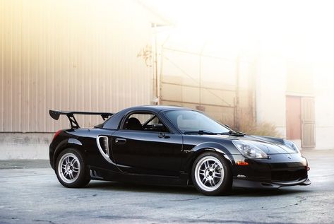 Toyota Mr2 - don't really like the spoiler but everything else looks great!! Mr2 Car, Toyota Mr2 Spyder, Mr2 Spyder, Toyota Paseo, Toyota Starlet, Toyota Previa, Photography Board, Toyota Mr2, Engine Swap