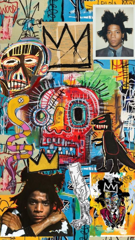 Basquiat Artist, Basquiat Art, Album Artwork Cover Art, Artist Study, Michel Basquiat, Black Art Painting, Hippie Wallpaper, Jean Michel Basquiat, Edgy Wallpaper