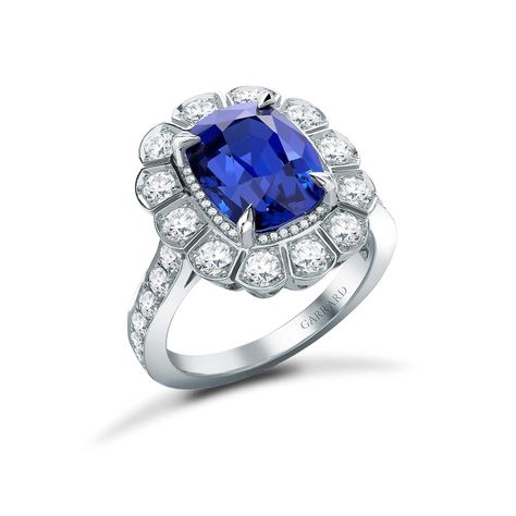 Garrard Jewelry, Coloured Engagement Rings, Meghan Markle Engagement Ring, Coloured Diamonds, Birthstone Engagement Rings, Titanic Jewelry, Half Moons, Blue Sapphire Engagement Ring, Sapphire Engagement Rings