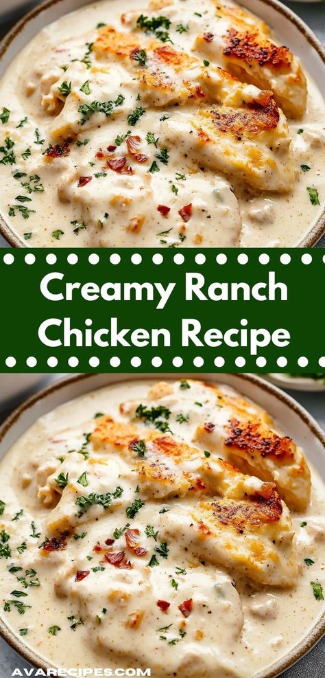 Looking for a delicious family dinner? This Creamy Ranch Chicken Recipe is a flavor-packed delight that's quick to prepare. Perfect for busy weeknights, it makes mealtime enjoyable for everyone at the table. Creamy Ranch Chicken Recipe, Chicken Crescent Bake, Creamy Ranch Chicken, Ranch Chicken Recipe, Crescent Bake, Chicken Crescent, Ranch Chicken Recipes, Creamy Ranch, Ranch Recipe