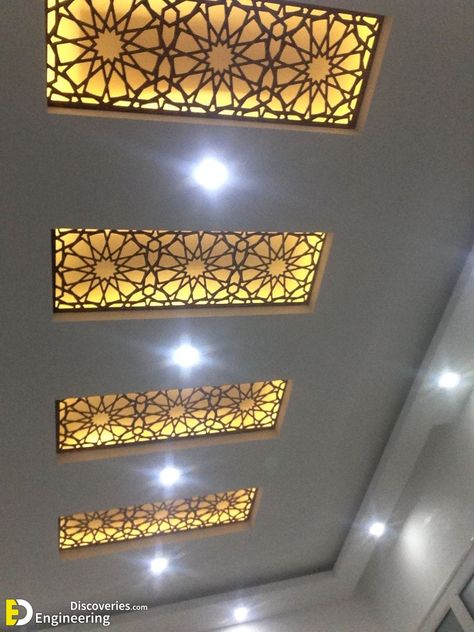 Amazing MDF Ceiling Design Ideas - Engineering Discoveries Mdf Ceiling Design, Mdf Ceiling, Home Decor Cricut, Pvc Ceiling Design, False Ceiling Living Room, New Ceiling Design, Ceiling Design Ideas, Wooden Front Door Design, Pop False Ceiling Design