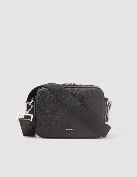 Petit sac en cuir saffiano SHASA01148 Noir - Tous les Accessoires | Sandro Paris Sandro Paris, Paris