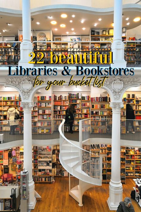 Your guide to some of the world's loveliest bookish places. Language Learning Books, Austrian National Library, Daunt Books, Libraries Around The World, Beautiful Libraries, Literary Travel, Learning Books, Shakespeare And Company, Beautiful Library