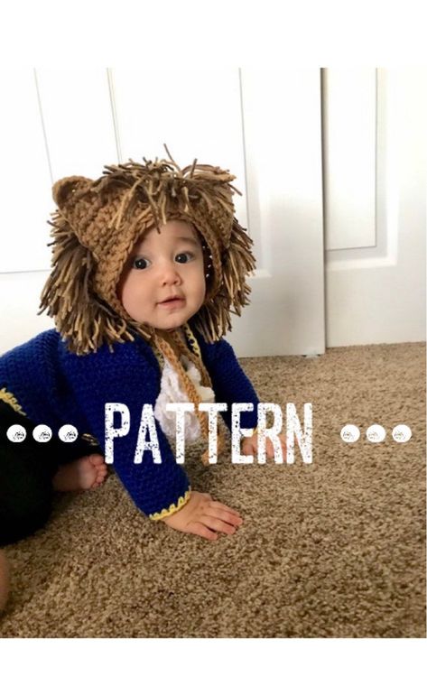 Lilo Costume, The Beast Costume, Yoda Costume, Infant Costume, Beauty And The Beast Costume, Crochet Costumes, Beast Costume, Costume Patterns, Disney Costumes