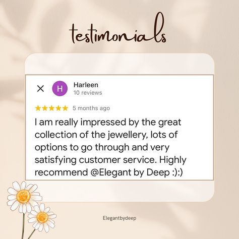 We’re thrilled to receive such positive feedback from our lovely Customers ❤️Thank you for being part of our journey🙏 #elegantbydeep #feedback #review #jewelry #calgary #vancouvermua #edmontonmua #yycmua #yycfashiondesigner #smallbusinessowner Customer Review, April 20, Customer Feedback, Our Journey, Calgary, Positive Feedback, Thank You, Collage, On Instagram