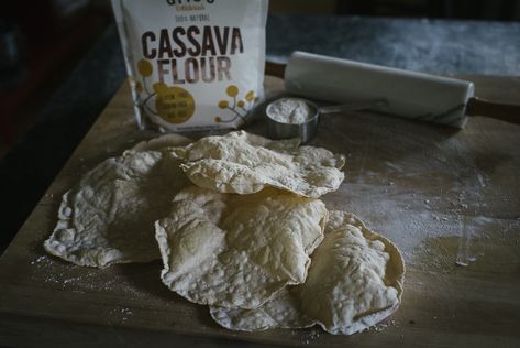 This pita bread—made with a traditional technique and cassava flour—is tender, chewy, beautifully puffed, and perfect for scooping up other delicious things. Pita Bread Recipes, Greek Pita Bread, Cassava Flour Recipes, Greek Pita, Pita Bread Recipe, Best Paleo Recipes, Paleo Bread, Cassava Flour, Flour Recipes