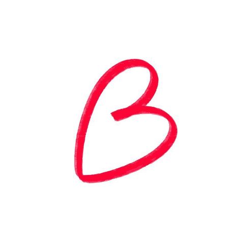 B Tatoos Alphabet, Letter B Heart Tattoo, B Tattoo Letter Heart, B And B Logo, B Heart Tattoo, Letter B Design, Letter B Tattoo, B Heart, Letter B Logo