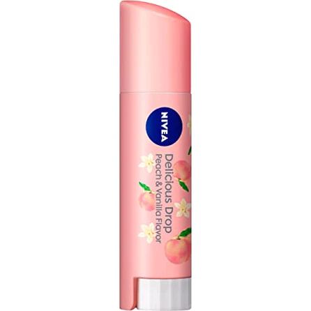 Japanese Nivea Lip Balm, Nivea Delicious Drop, Japanese Lip Products, Nivea Peach Lip Balm, Nivea Lip Oil, Japanese Lip Balm, Peach Fragrance, Nivea Lip Butter, Nivea Lip Balm