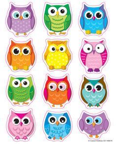 Owl Themed Classroom Printables Free Owl Printables, Owl Theme Classroom, Owl Classroom, Owl Clip Art, Owl Stickers, Carson Dellosa, Owl Party, Owl Theme, Colorful Owls